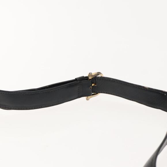 CELINE C Sulky Shoulder Bag Canvas Leather Navy Gold - Picture 8 of 16